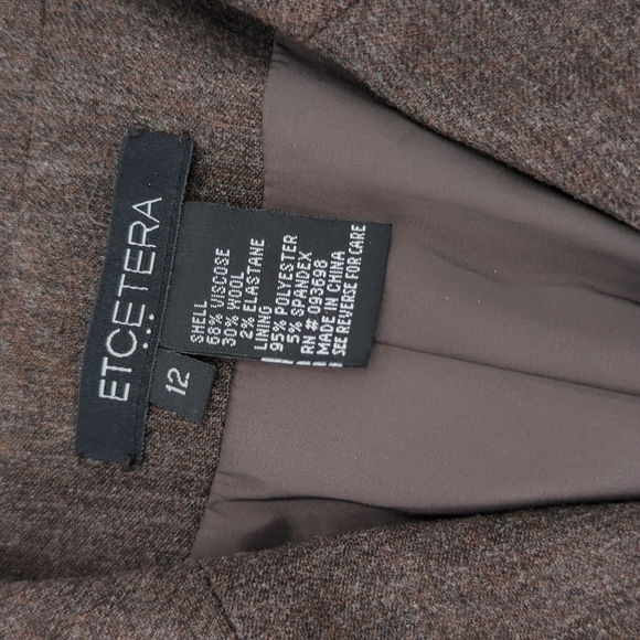 ETCETERA Brown Wool Blazer | Vintage Style - Picture 8 of 12